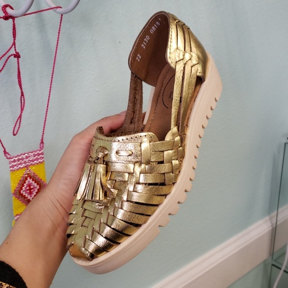 Ethnic shoes Mexican leather shoes - Picture 2 of 3